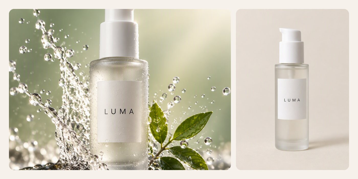 Un packshot publicitaire généré à partir d’une simple photo produit