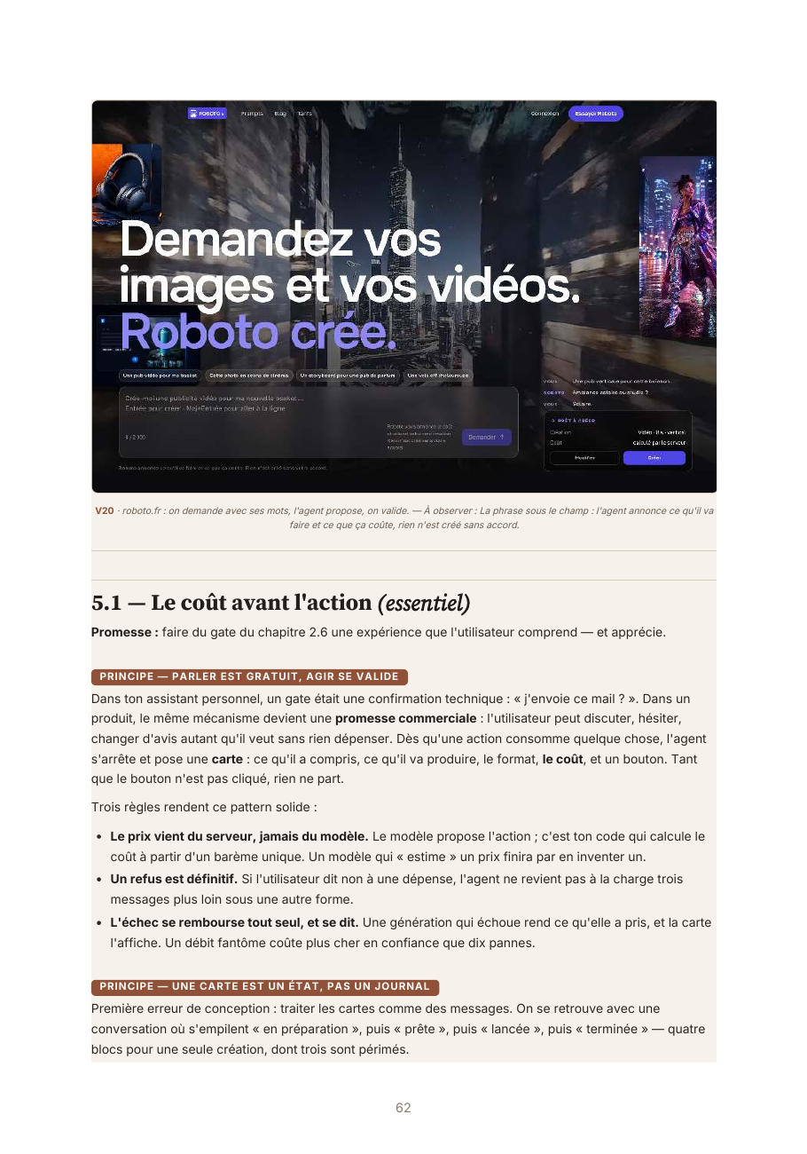 Page réelle du PDF : la nouvelle Partie 5, Du projet perso au produit